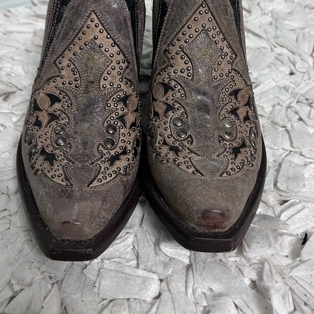 Corral Brown Studded Boots